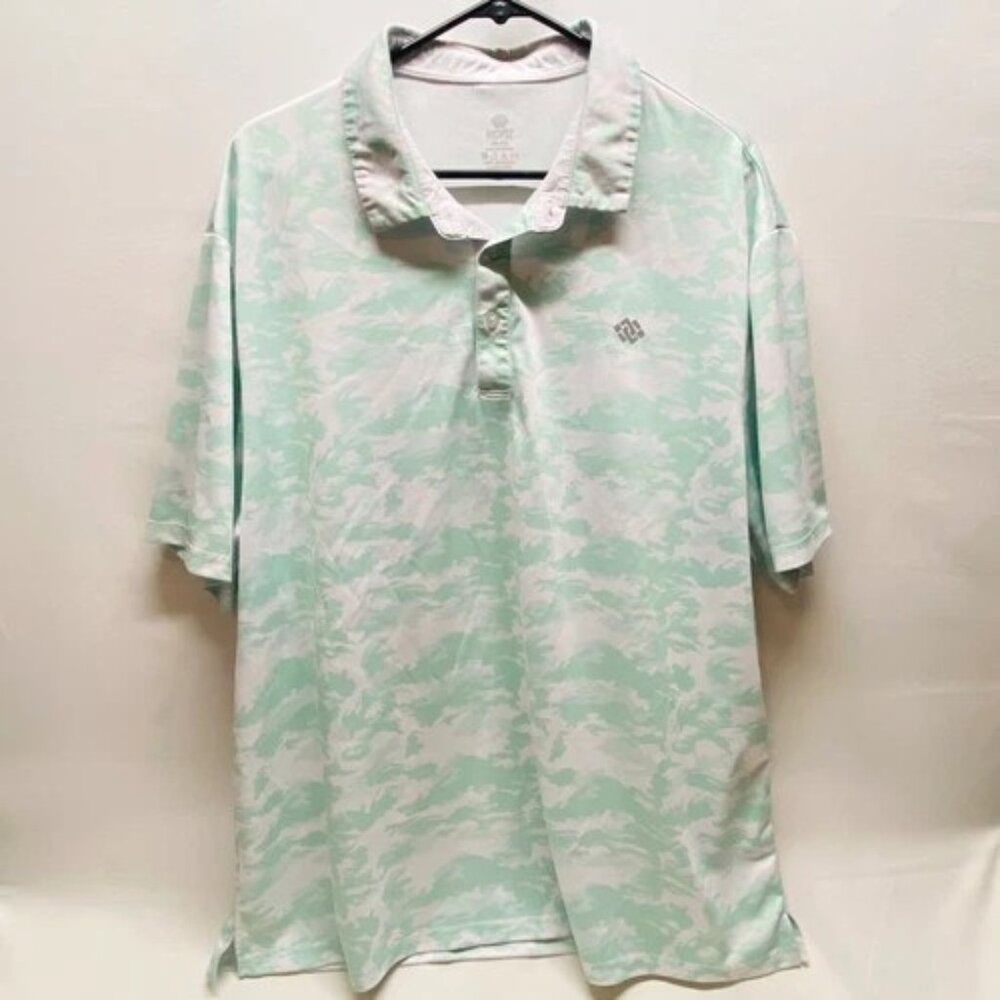MOFIZ Polo Shirt Men's XXL Camo UPF 50+ Performance Short Sleeve Outdoor‎ Golf